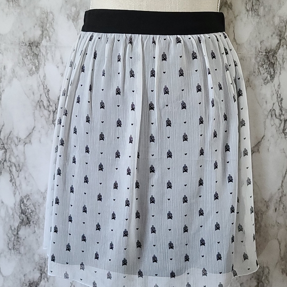 Maurices chiffon birdcage skirt size small - Picture 1 of 6